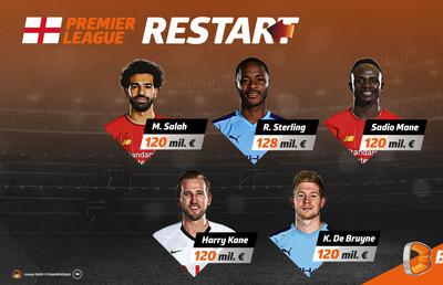 Restart total în Premier League! Ofertă de top pe Betano pentru prima etapă integrală