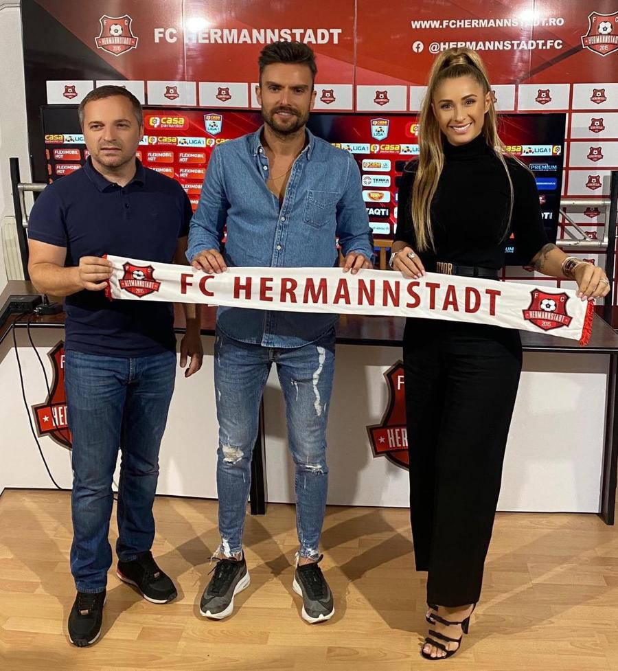 foto: facebook @ FC Hermannstadt Ruben Albes, prezentat oficial la Hermannstadt: „Am ales acest club datorită proiectului. Am vorbit cu o persoană din agenția lui Rivaldo”