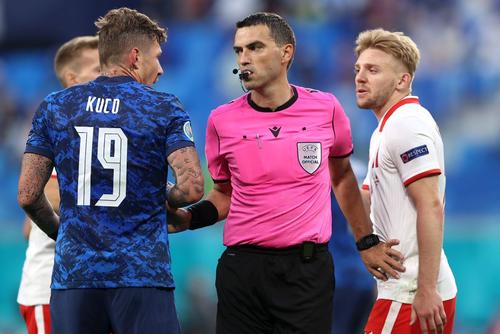 Euro 2020 este Campionatul European cu cele mai puţine faulturi comise după primele 10 meciuri. FOTO: Guliver/Getty Images