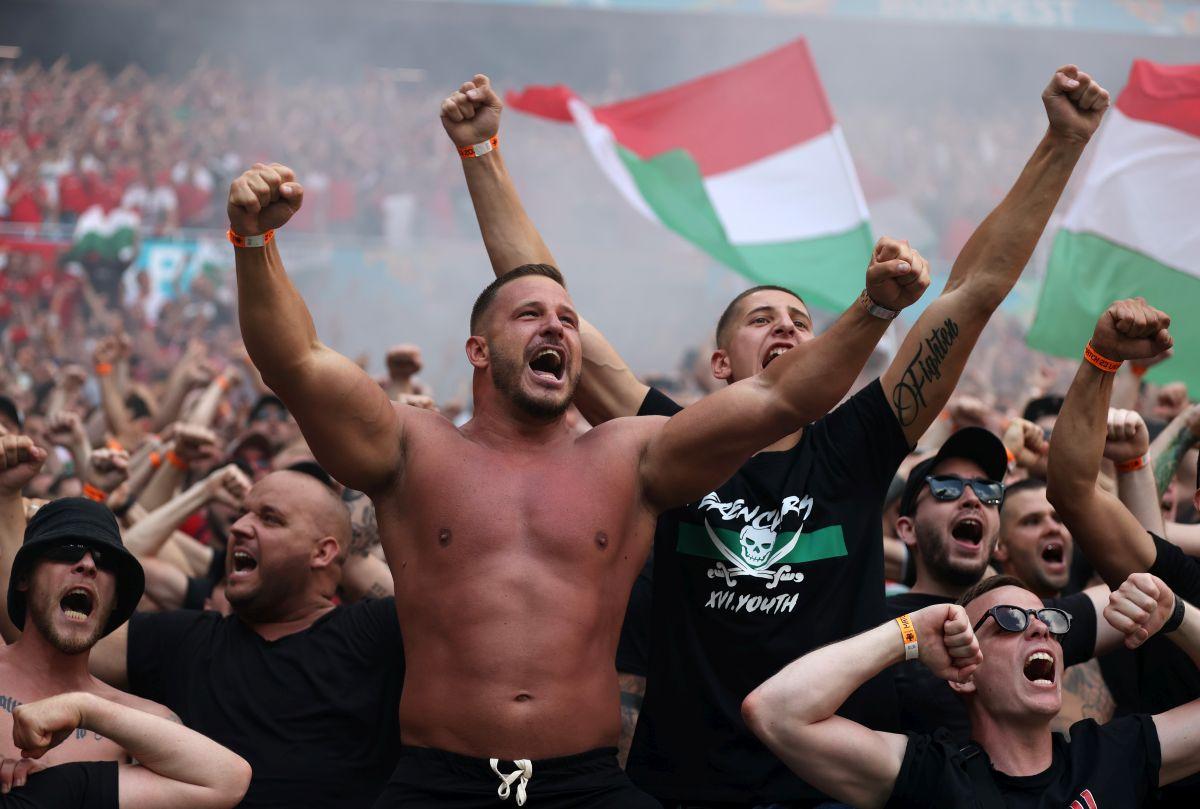 Suporteri Puskas Arena // Ungaria - Franța, grupe EURO 2020