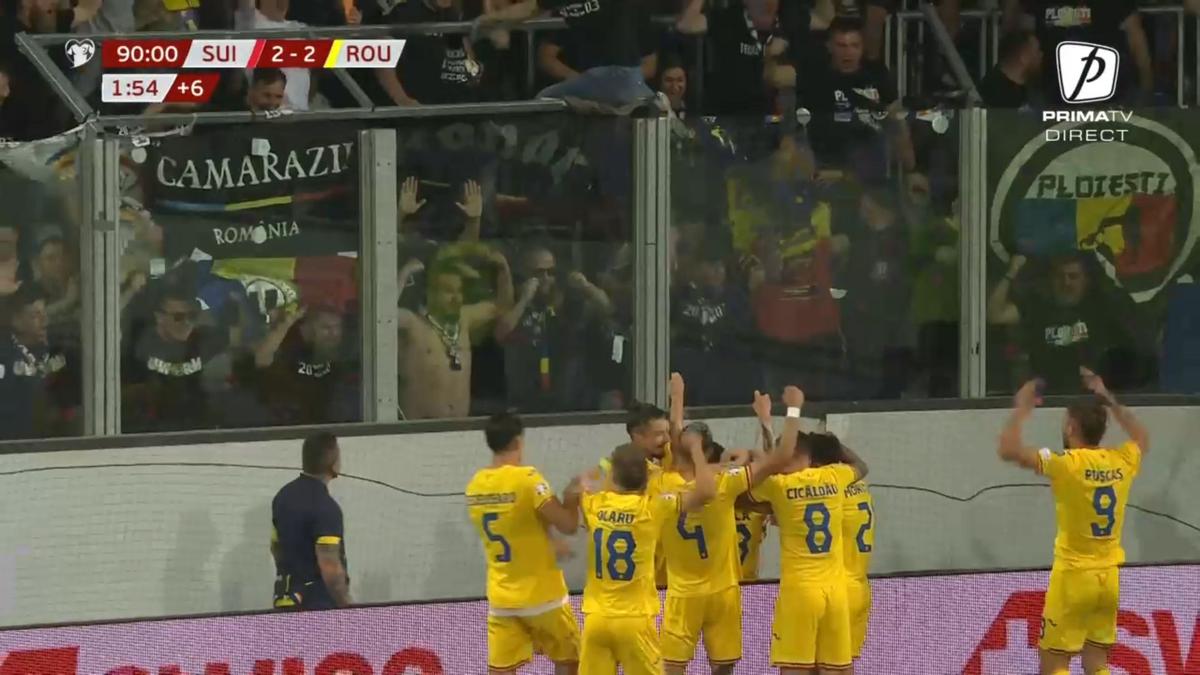 FOTO Elveția - România, golurile lui Mihăilă