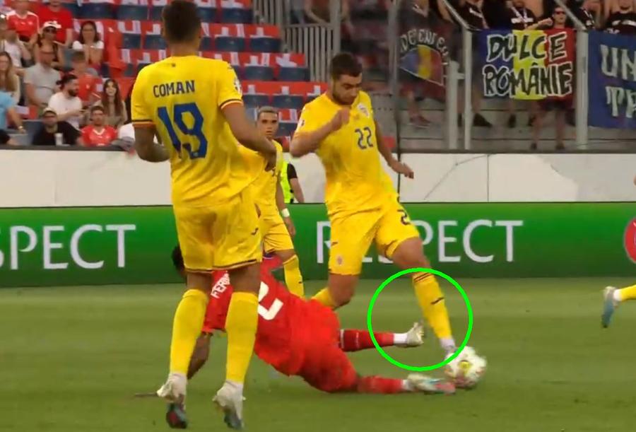 FOTO: Captură TV @Prima TV Minunea de la Lucerna » „Dubla” lui Mihăilă, din prelungiri, aduce un punct nesperat în Elveția! Clasamentul grupei ACUM