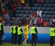 Imagine surprinsă după fluierul final din Elveția - România / foto: Raed Krishan (GSP)