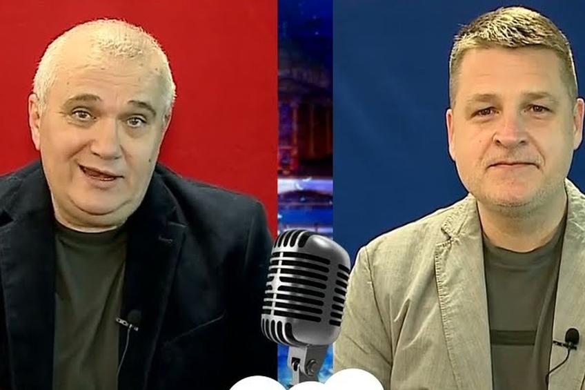 Emil Grădinescu și Costi Mocanu, unul dintre cele mai „sudate” cupluri de comentatori sportivi din România / Captură Prima TV