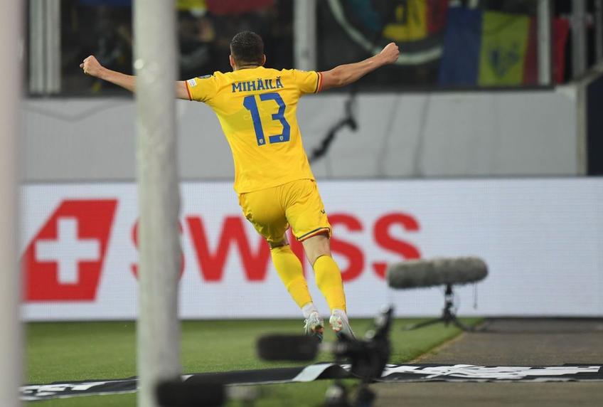 România a scos un egal în Elveția, scor 2-2, în cel mai greu duel al grupei preliminare pentru Euro 2024. Valentin Mihăilă a marcat o „dublă” în minutele 90 și 92.
