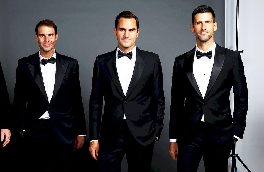 Rafael Nadal, Roger Federer și Novak Djokovic, foto: Guliver/gettyimages Nadal, Federer sau Djokovic? Cristian Tudor Popescu s-a pronunțat în lupta pentru „GOAT”: „În ordinea asta!” + Ce-l enervează: „E cât se poate de incorect”