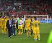 Imagine surprinsă după fluierul final din Elveția - România / foto: Raed Krishan (GSP)