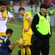 Imagine surprinsă după fluierul final din Elveția - România / foto: Raed Krishan (GSP)