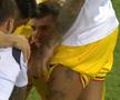 Mihăilă la final, accidentat, în lacrimi