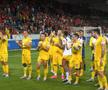 Imagine surprinsă după fluierul final din Elveția - România / foto: Raed Krishan (GSP)