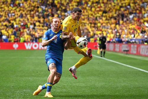 Valentin Mihăilă conduce în clasamentul celor mai rapizi jucători de la Euro 2024. Foto: Getty