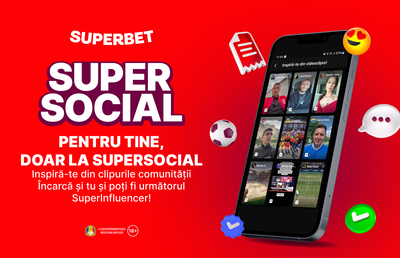 Videoclipurile, live în secțiunea Pentru Tine din SuperSocial! Inspiră-te din clipurile SuperComunității
