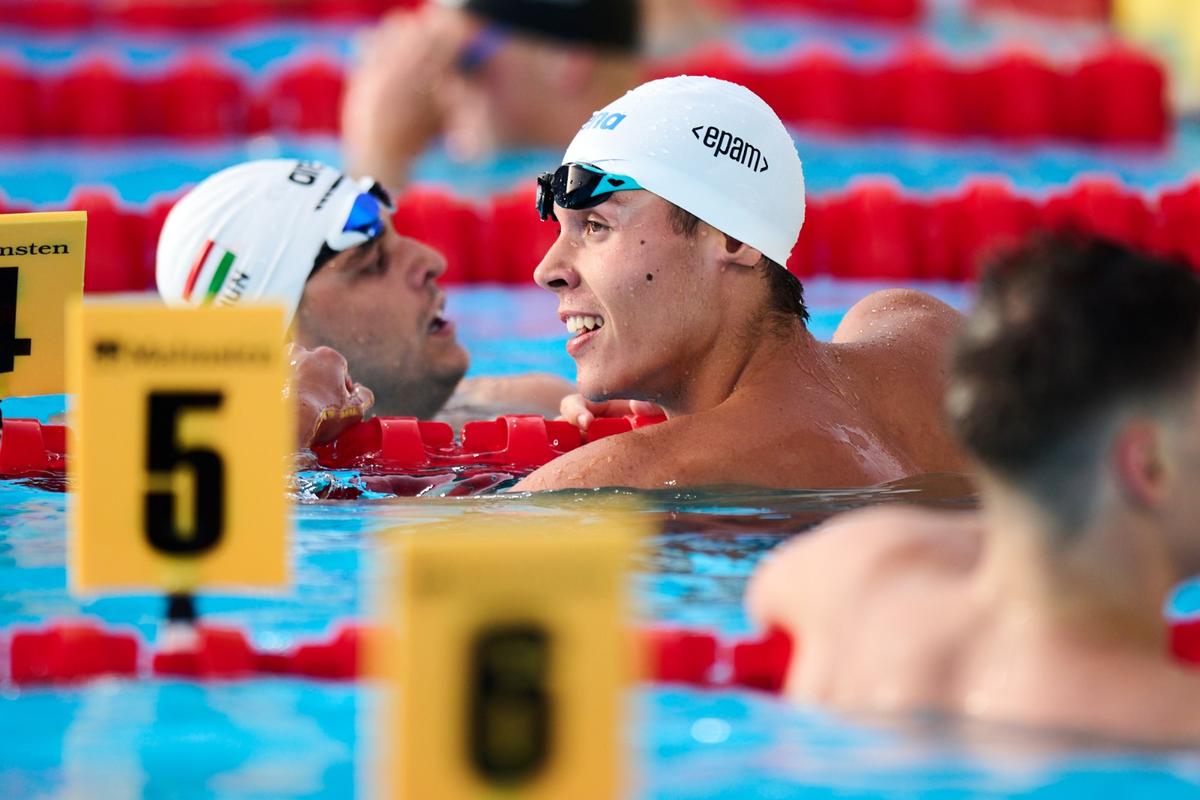 David Popovici își păstrează magistral titlul european la 100 metri liber! Victorie cu al doilea timp al anului și al treilea din istorie, 46,88 s
