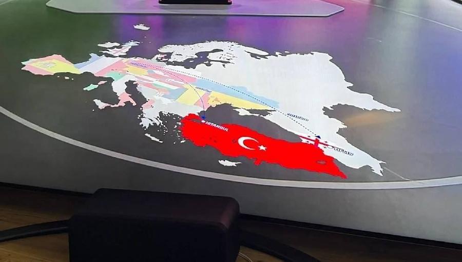 Harta în care Peninsula Crimeea apărea trecută la Rusia, foto: twitter 5 bune, 5 rele » L-ați văzut pe geniul regăsit din grupe? Dar gestul aproape ucigaș despre care n-a scris nimeni?