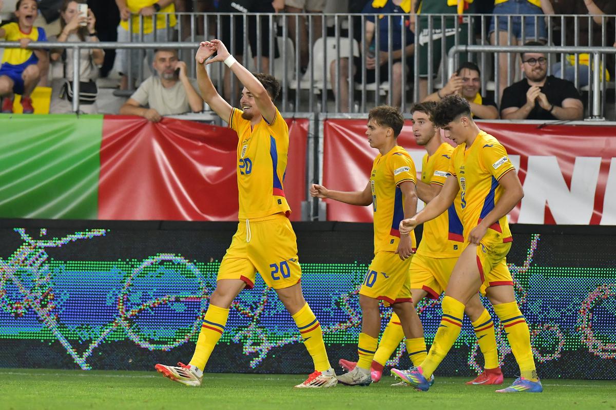 Danemarca U19 - România U19 0-3 » Victorie uriașă și CALIFICAREEE! România U19 a jucat perfect și e în semifinalele EURO U19