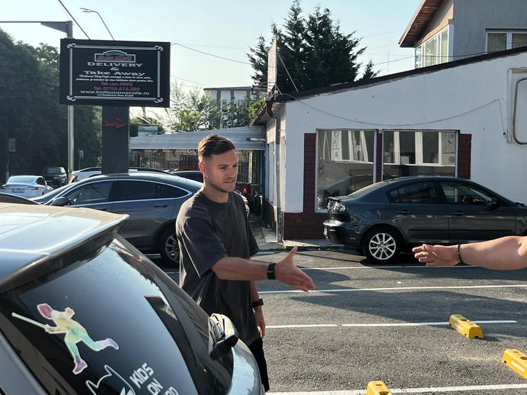 Dennis Politic la vizita medicală, foto: GSP