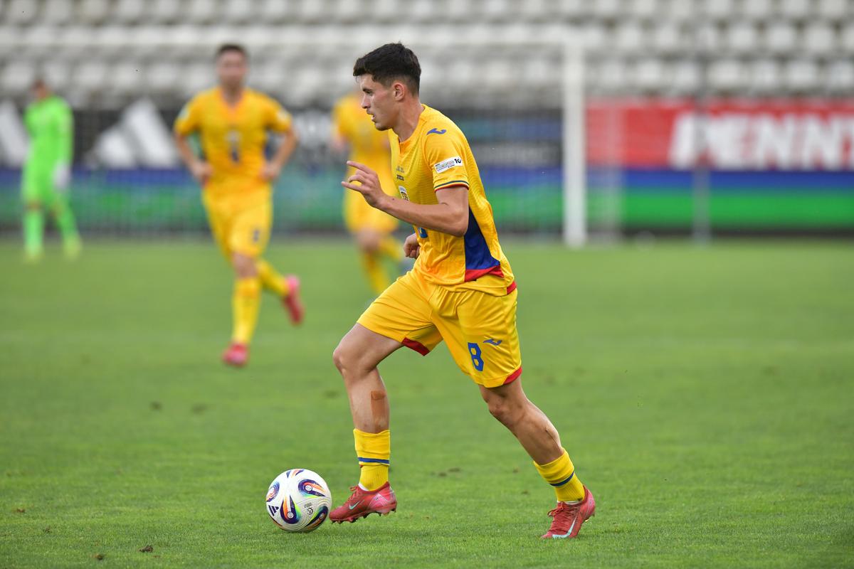 Danemarca U19 - România U19 0-3 » Victorie uriașă și CALIFICAREEE! România U19 a jucat perfect și e în semifinalele EURO U19