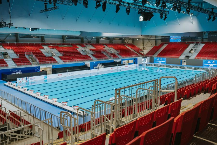 Organizatorii Campionatelor Mondiale de Natație de la Singapore promit că se vor bate recorduri la această ediție » David Popovici va înota într-o arenă construită în cinci luni