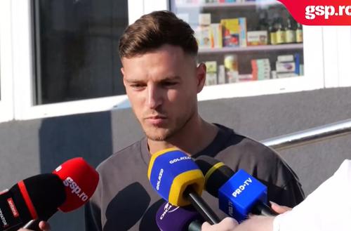 Dennis Politic, la reunirea lotului FCSB