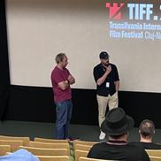 Christophe Hermans (stânga) și Boris Tilquin (dreapta), regizorii documentarului „Merckx”