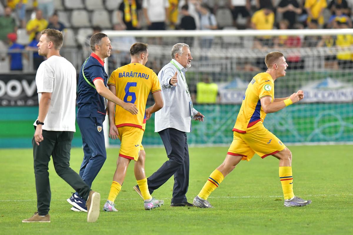 Imaginile bucuriei: Cum au sărbătorit jucătorii României U19