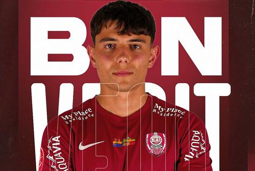CFR Cluj l-a anunțat pe Daniel Dumbrăvanu // foto: Facebook @ Fotbal Club CFR 1907 CLUJ