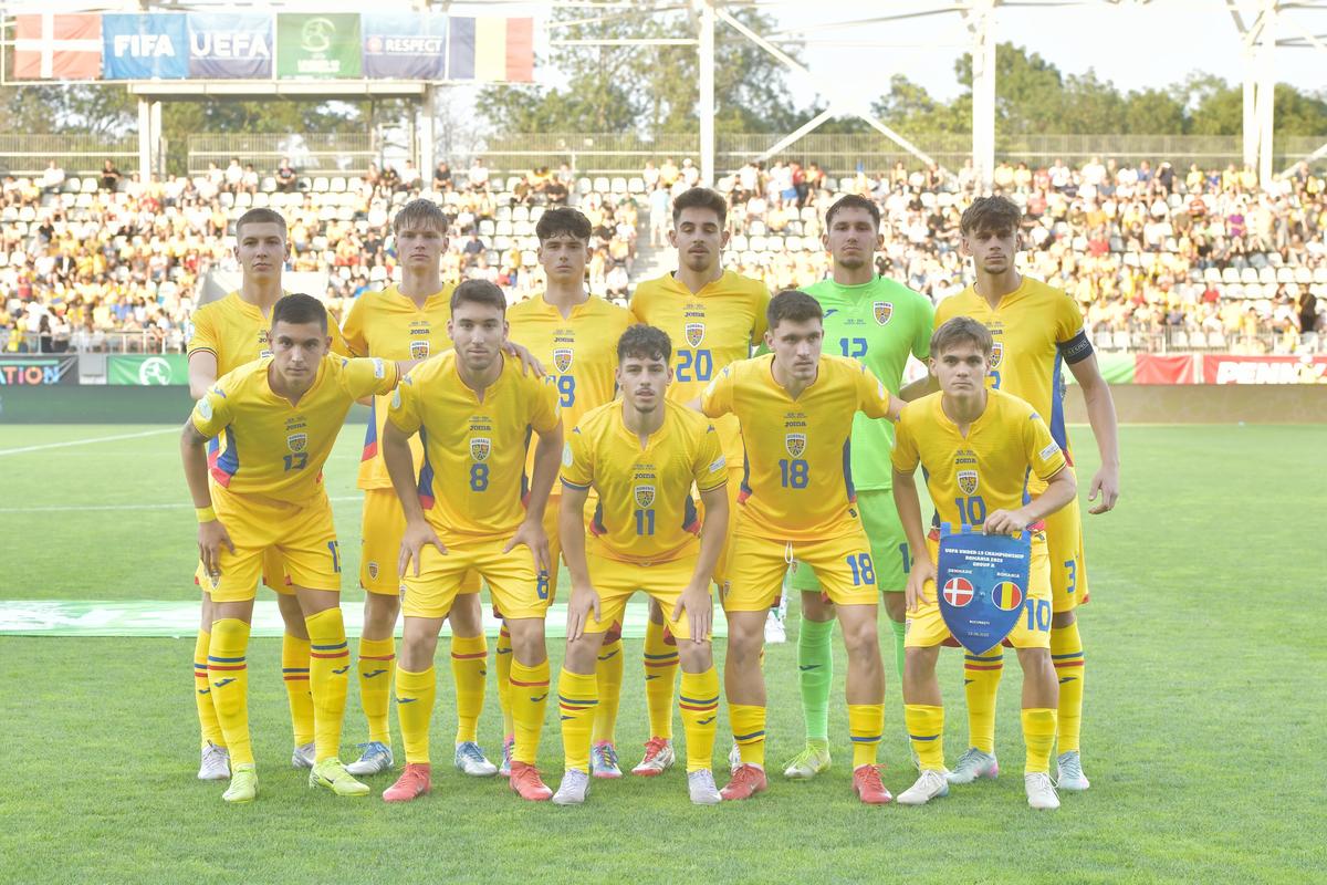A înscris un gol superb și a celebrat ca Ronaldo! Cine este marcatorul golului României U19 în partida cu Danemarca U19
