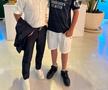 Fiul lui Cristi Borcea, Alex, alături de legende ale lui Real Madrid