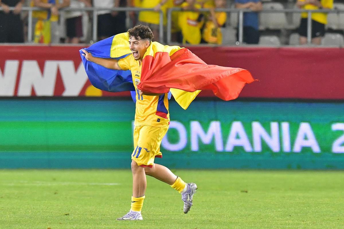 Imaginile bucuriei: Cum au sărbătorit jucătorii României U19