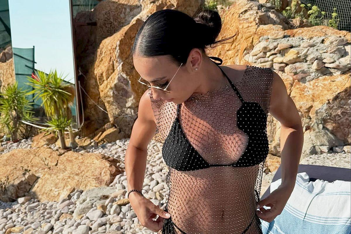 Teodora Meluță în vacanța din Mauritius. Foto: Instagram