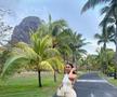 Teodora Meluță în vacanța din Mauritius. Foto: Instagram