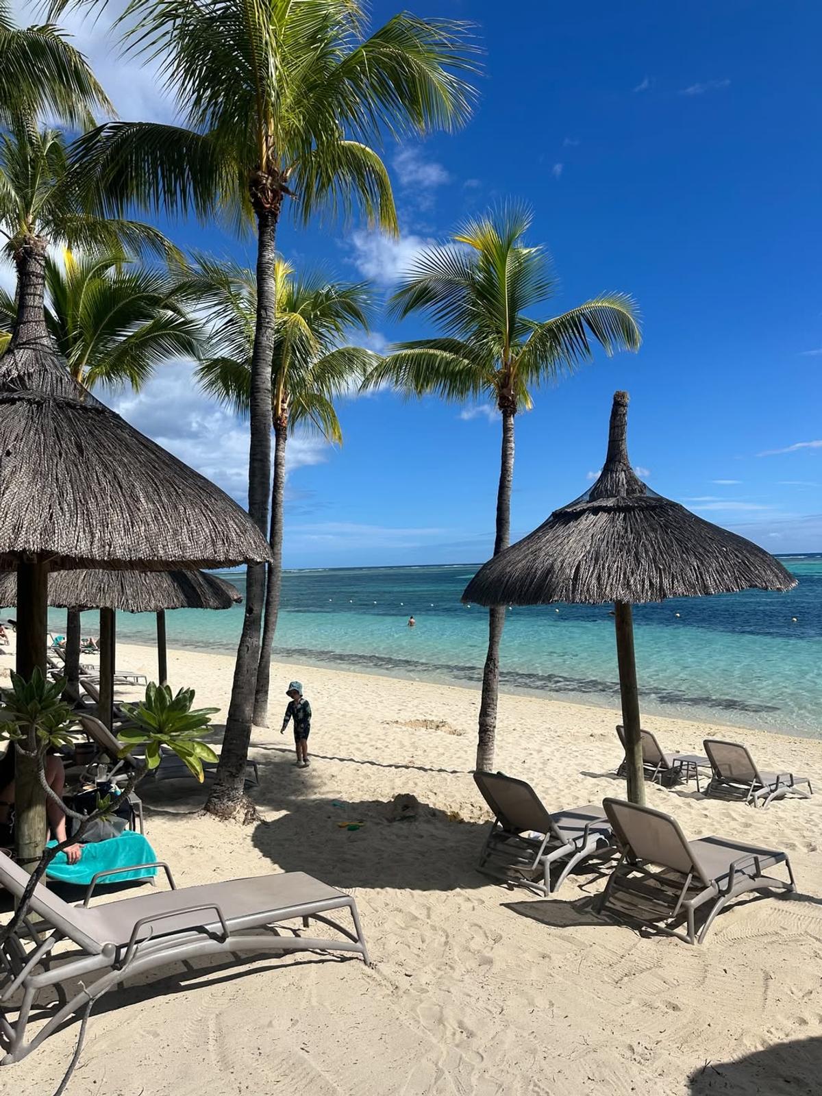 Teodora Meluță în vacanța din Mauritius. Foto: Instagram