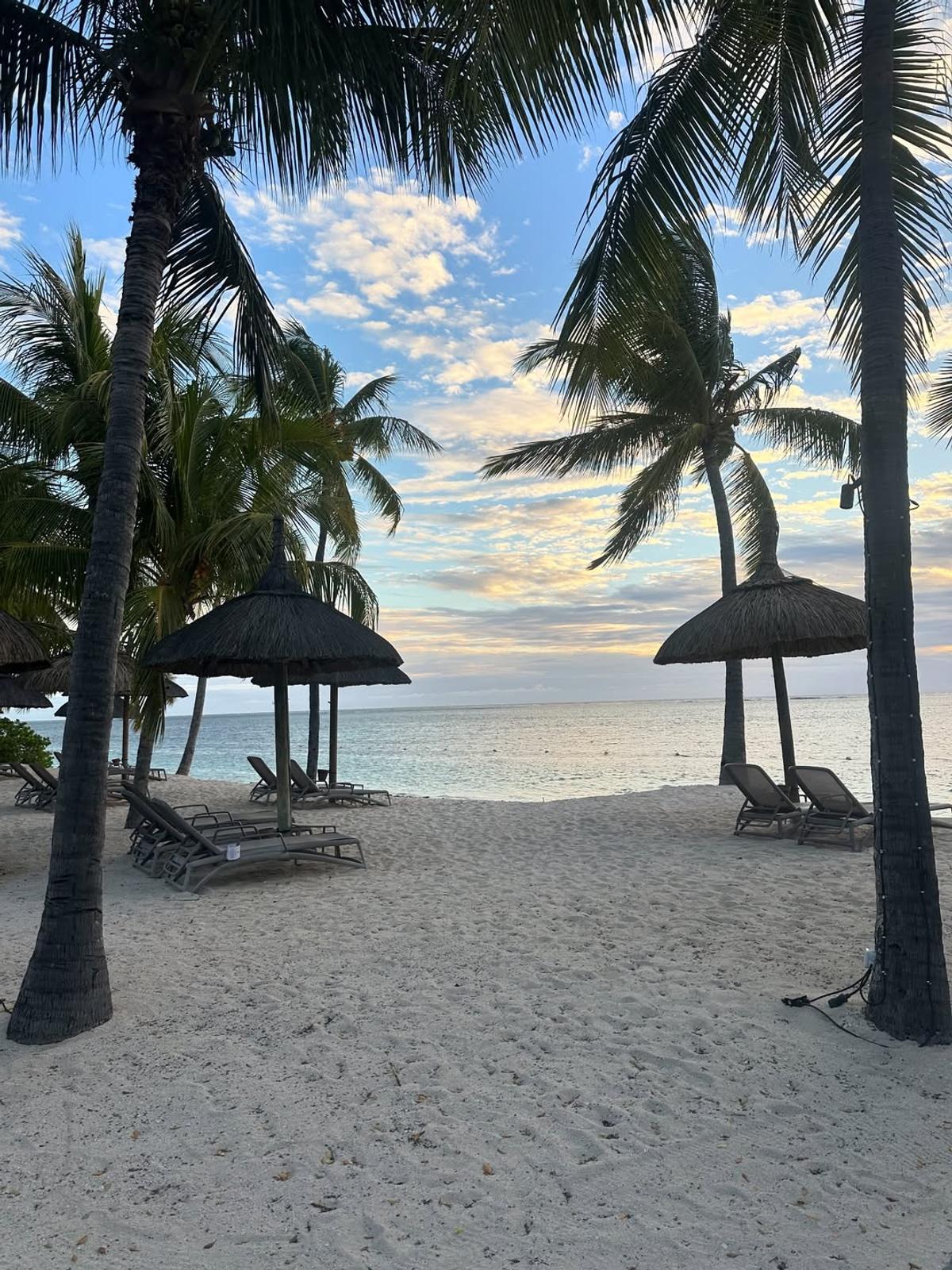 Teodora Meluță în vacanța din Mauritius. Foto: Instagram