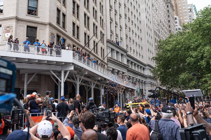 Imagini spectaculoase de la parada de titlu a lui New York Knicks/Foto: Imago Images