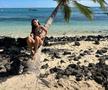 Teodora Meluță în vacanța din Mauritius. Foto: Instagram @teeeomeluta