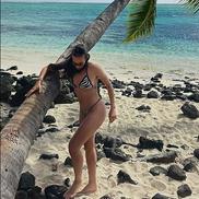 Teodora Meluță în vacanța din Mauritius. Foto: Instagram @teeeomeluta