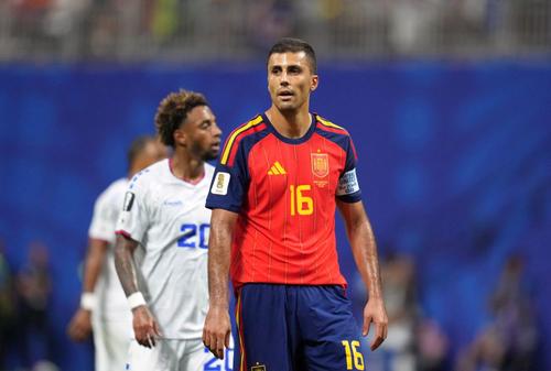 Rodri, la meciul de debut la Cupa Mondială 2026, Spania - Capul Verde 0-0 / Foto: Imago