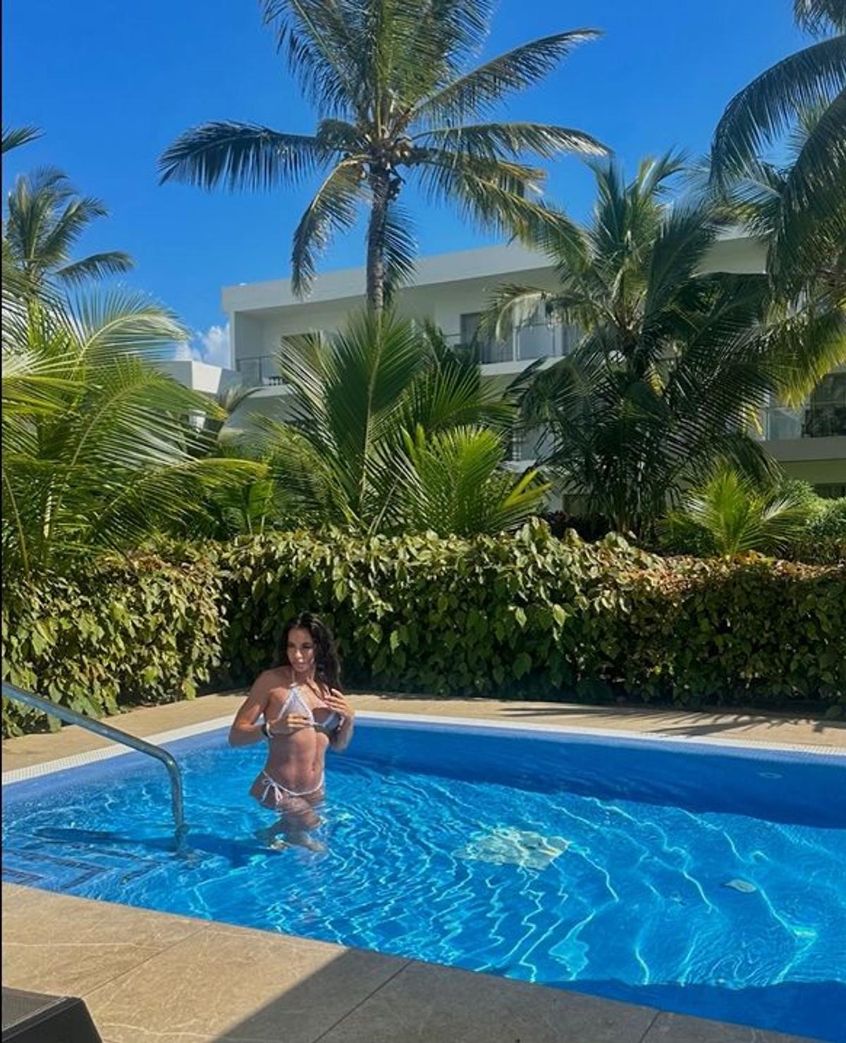 Teodora Meluță în vacanța din Mauritius. Foto: Instagram