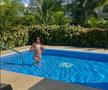 Teodora Meluță în vacanța din Mauritius. Foto: Instagram @teeeomeluta