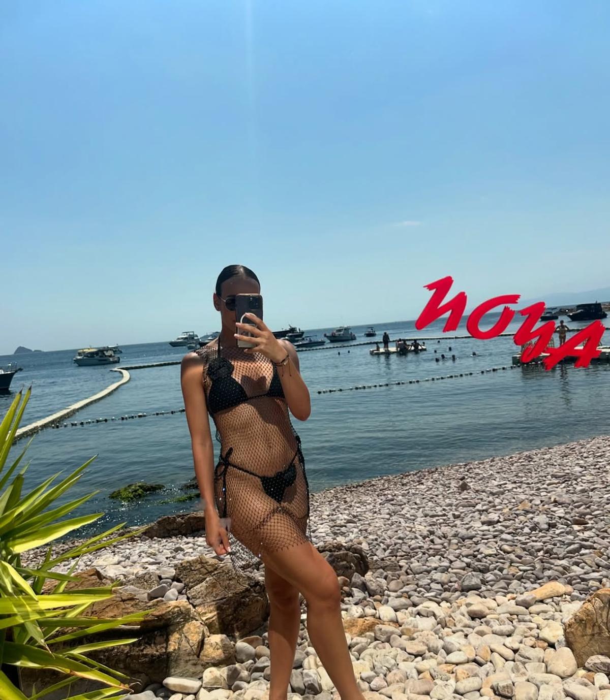Teodora Meluță în vacanța din Mauritius. Foto: Instagram