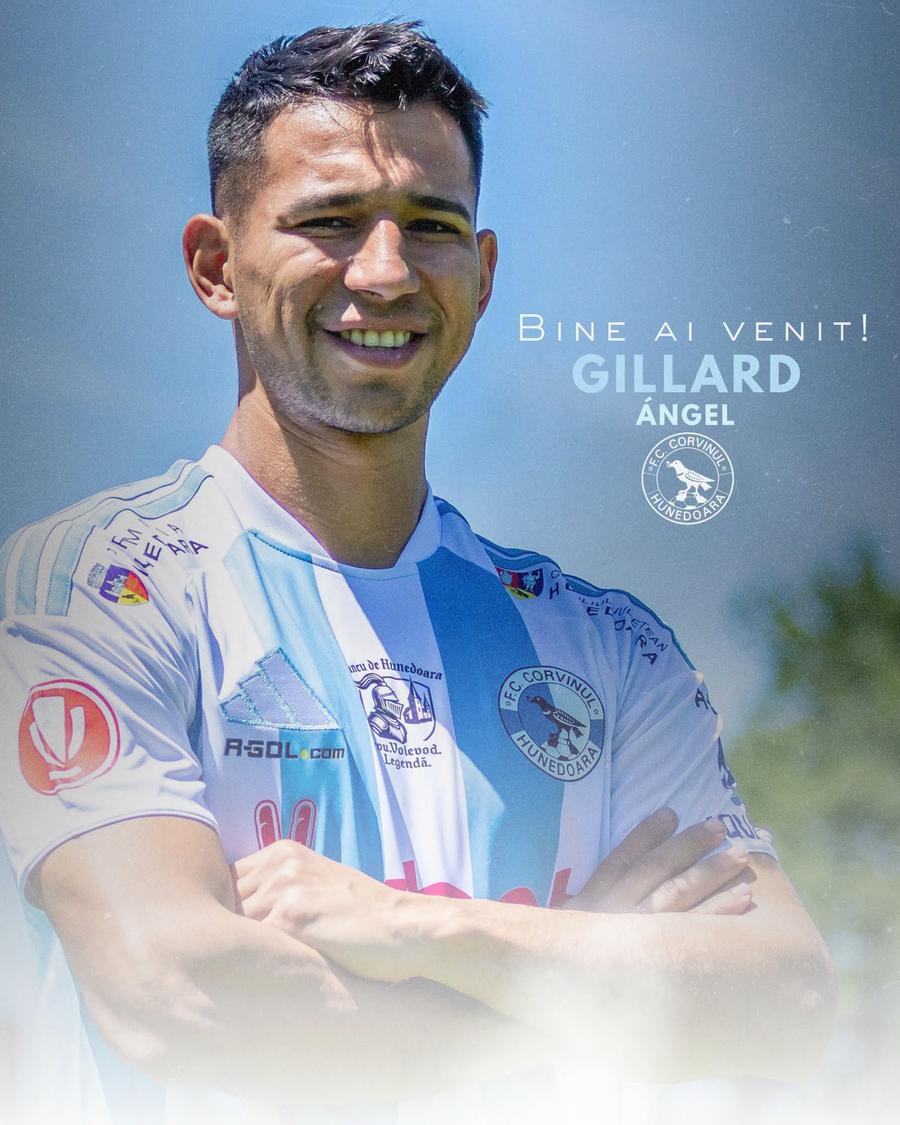 Ángel Gillard a semnat cu Corvinul // foto: Facebook Corvinul a convins un atacant argentinian să semneze în Superliga