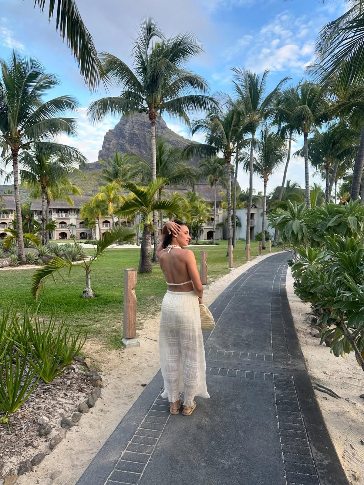 Teodora Meluță în vacanța din Mauritius. Foto: Instagram