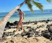Teodora Meluță în vacanța din Mauritius. Foto: Instagram @teeeomeluta