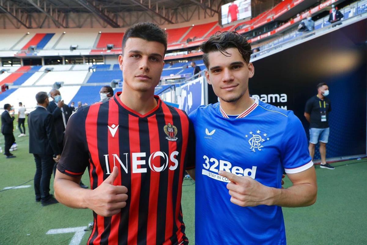 VIDEO Rangers, cu Ianis Hagi titular, a câștigat meciul amical cu Nice și trofeul Veolia » La francezi a jucat Flavius Daniliuc