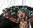 Păpușa-gigant Mocco a fost adusă la Tokyo. Păpușa comemorează 10 ani de la cutremurul de 9.0-9.1 care a zguduit Fukushima, foto: Guliver/gettyimages