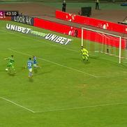 Primul gol al lui Sorescu // Captură Telekom Sport