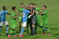 Haos pe final! FC Voluntari n-a înțeles de ce i s-a anulat golul + conflict Tamaș - Eșanu