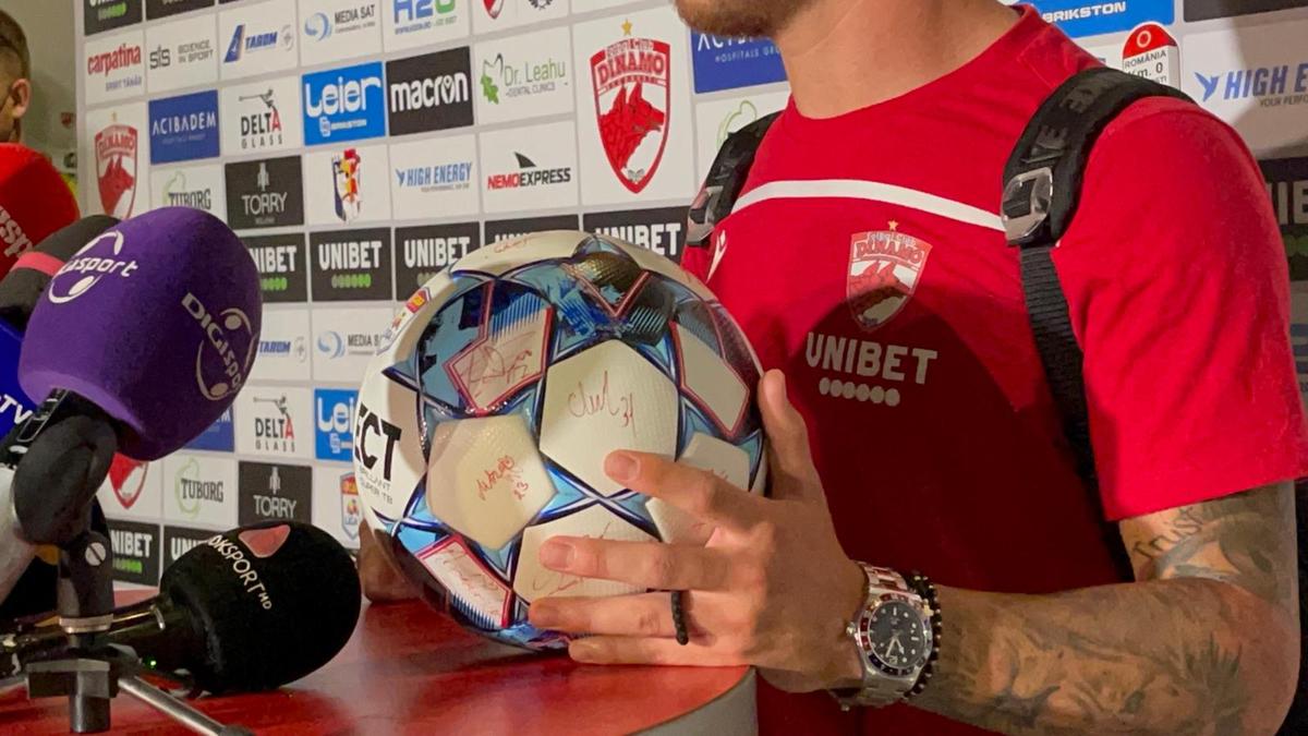 Deian Sorescu, după prestația magică din Dinamo - Voluntari: „Au zis că ne dau 9 sau 10 goluri. Acum am ocazia să vorbesc eu!”