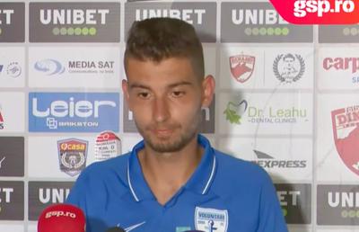 Robert Ion, fotbalistul care a inflamat Dinamo - FC Voluntari: „Cred că au prins curaj după faza asta”
