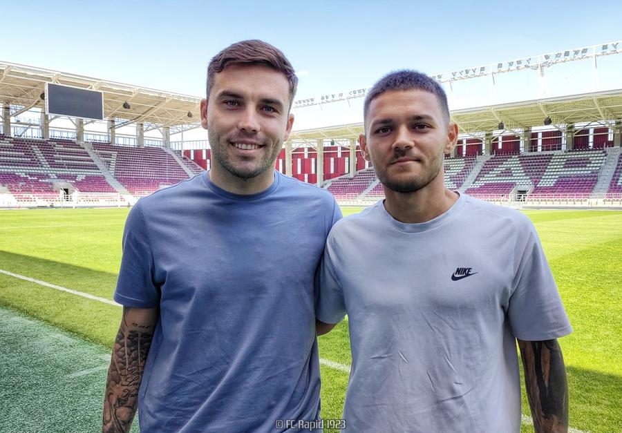 Alexandru Ioniță I (stânga) și Alexandru Ioniță II Rapid s-a mișcat repede după plecarea lui Rareș Ilie » Cine e noul „decar” din Giulești